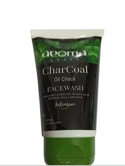 Aroma Leaf Charcoal Oil Check Face Wash 120g